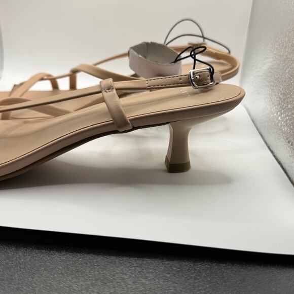 NWT Women's Reggie Toe Thong Strappy 2 inch Heels A New Day Target Sandals 10 - Picture 4 of 9